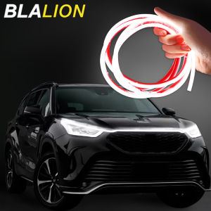 BLALION ยืดหยุ่น LED รถเครื่องยนต์ท่องเที่ยวตกแต่ง Light Bar กันน้ํา DRL LED Strip ไฟวิ่งกลางวัน 120 ซม.150 ซม.180 ซม.
