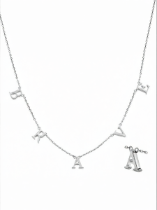 Custom Letter Platinum PT950 Necklace
