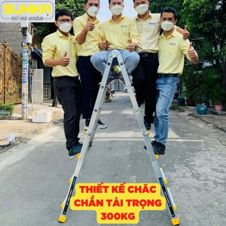 Thang Rút Chữ A, , Thang Nhôm Rút trượt SUMIKA SKM403 SKM404A SKM405 ...
