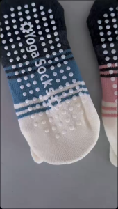 Granite anti slip and strong grip women yoga socks for all exercises