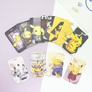 Móc Khóa Đựng Thẻ ID Pikachu Uchiha Naruto Pokemon - Thẻ Game Hộp đựng thẻ / Dây buộc thẻ