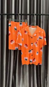 SV 6438 - ELM PJ Set | Silvervogue | Set Atasan dan Celana Katun Pakaian Kasual Wanita