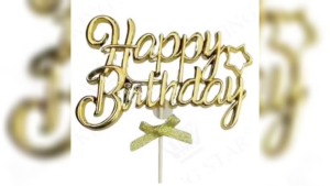 Happy Birthday Cake Topper Decoration Supplies - Party Needs - Ornaments P-1043