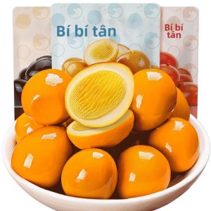 BIBIZAN | Trứng Cút Om Muối Nướng Giàu Selen Đóng Gói Riêng
