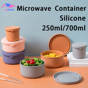 {SG} 250ml/700ml Microwave Silicone Container Food Storage Container Food Box Portable Silicone Lunch Box