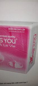 Khăn ăn Bless You 33×33 2 lớp 100 tờ