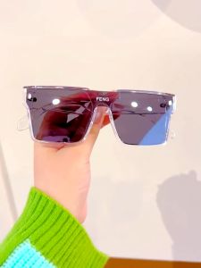 ผลิตภัณฑ์การผลิต มีความสวยมาก ใหม่ แว่นตากันแดด - พร้อมส่ง แว่นกรอบใหญ่สไตล์เกาหลี ป้องกันรังสียูวี