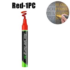 Marker Inscription Restoration Pen Oil Based Quick Dry Weatherproof Touch Up Paint Pen For Granite Stone Tombstone