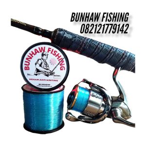senar pancing bunhaw super anti keriting dan lentur siap pakai