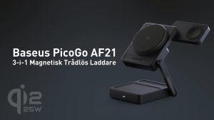Baseus Qi2.2 Wireless Charger 3-in-1 25W Magnetic Wireless Charging For iPhone 17 16 15 Pro Max Apple Watch Earbuds AirPods Pro iWatch