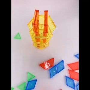 MALOTOYS - Shape Pattern Blocks Plaking Geometry Pattern 6 Colors Bentuk Geometri Building Blocks Mainan Balok Aktivitas Edukasi Anak Alat Bantu Belajar Mengajar Malo Toys