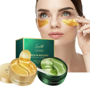 แผ่นมาส์กใต้ตา 24K โกลเด้น อาย เจล พาทช์ อะโวคาโด คอลลาเจน ลดรอยคล้ำใต้ตา ลดถุงใต้ตา บำรุงผิวชุ่มชื้น แผ่นมาส์กใต้ตาไฮโดรเจล