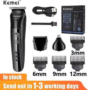 Kemei Electric Hair Clipper Multi functional Household Nose Shaving 3-in-1 Hair Clipper KM-1419