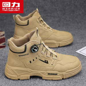 Giày Bốt Martin Nam Đế Dày Chống Thấm Nước Mùa Thu Đông Cao Đến Giữa Bắp Chân Phong Cách Anh Giày Leo Núi Ngoài Trời