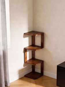 OYIla | Vintage Style Corner Display Shelf Small Size