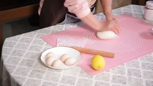 50x40cm Silicone Baking Mat for Pastry Rolling Dough with Measurements Non stick Non Slip Baking Supplies for Bake Pizza Cake