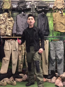 Military Style Tactical Combat Pants Men Heavy Duty Knee Pad Panel Multi Cargo Pockets Adjustable Ankle Outdoor Trekking Motorcycle Pants COD Available