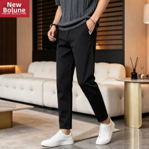 NEW BOLUNE | Summer Lightweight Slim Fit Chino Trousers