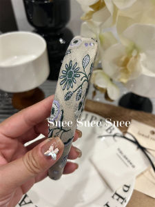 Romantic Embroidered Flower Hairband Wide Version Heightening Cranial French Style Hair Clip New Chinese Style Fashion Accessories