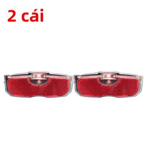 Đèn Hậu Xe Đạp LED Chống Nước Phản Quang Phía Sau Đèn Hậu Xe Đạp MTB Có Giá Để Hành Lý Đèn Hậu Phản Quang Phụ Kiện Xe Đạp Chất Liệu ABS Màu Đỏ