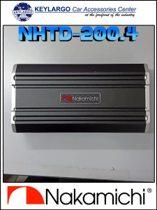 NAKAMICHI High-Power Class D 4-Channel Car Power Amplifier 5600W Peak 4x200W RMS at 4 Ohms Bridged 2x600W Output