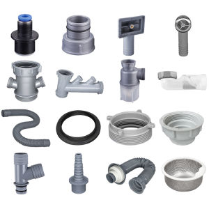 Submarine | Drain Water Filtering Triple Joint Kitchen Sink Part
