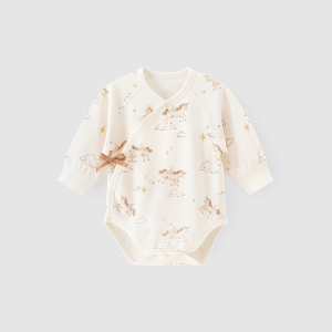 GURCOOC | Áo liền quần trẻ sơ sinh tay dài cotton nguyên chất mùa xuân thu