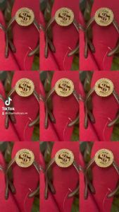 Dép nữ xỏ ngón gắn Charm Đồng Tiền mũi tròn 7 màu thời trang siêu hot hit