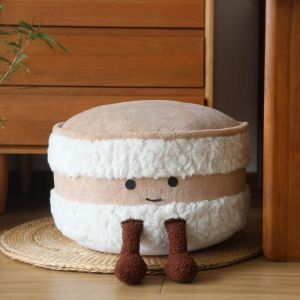 QIAOSHANG | Cute Cartoon Bread Shaped Stool Snack Shaped Children Seat