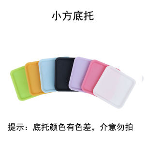 Plastic Succulent Flower Pot Colorful Thickened Small Colorful Square Large Colorful Square Small Black Square Package Mini Plant