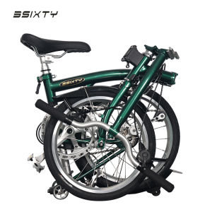 3sixty for Brompton P-Line 4-Speed Folding Bike and Compact Urban Travel Companion with Easy 4-Speed System Switch