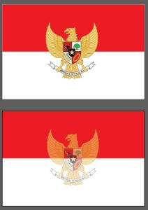 BENDERA INDONESIA STICKER STIKER PIPI