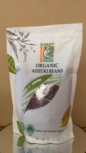 Radiant Whole Food Organic Adzuki Beans 500g – High Protein High Fiber Non-GMO Vegan-Friendly