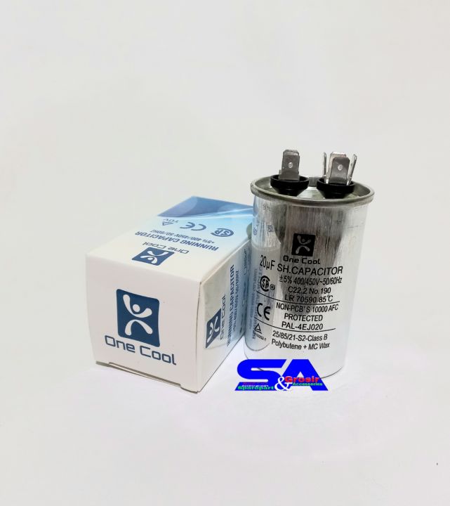 Compacted Ac20 Kapasitor AC 20 uf/capacitor AC 20 mikro/kapacitor 20 micro | Lazada ...