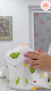 Combo 2 Khăn Tắm JUBON Vải Xô 6 Lớp Cao Cấp Cho Bé Mềm Mịn Thấm Hút Nhanh Không Xù Lông An Toàn Cho Da Bé Khăn Đa Năng Trẻ Em