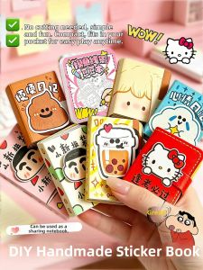 JIEBITU | Decompression Sticker Toy for Students Quiet Book Hand Account Decoration