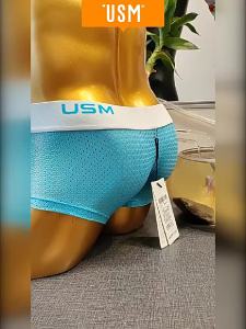 USM | Breathable Mesh Fashion Low Waist Mens Boxers