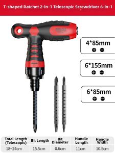 DELIXI | Ratchet Multi-function Screwdriver Set
