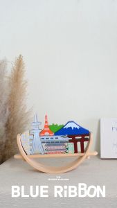 Blue Ribbon Toys ของเล่นไม้บาลานซ์ เมืองโตเกียว(TOKYO CITYSCAPE) ฝึกสมดุล พัฒนากล้ามเนื้อมัดเล็ก & เรียนรู้สถานที่