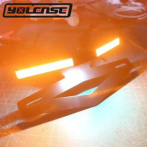 Motorcycle Rear Tail Light Brake Turn Signals Integrated LED License Bracket For HONDA CB650R CBR650R 2019 2020 CB CBR 650R