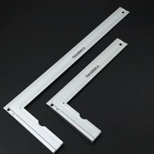 Thước eke góc vuông 300mm/500mm TUOSEN thước đo góc 90 độ TUOSEN bằng chất liệu hợp kim nhôm