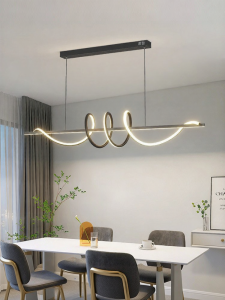 HUIPU ZHAOMING | Minimalist Designer Modern Long Bar Table Restaurant Lamp