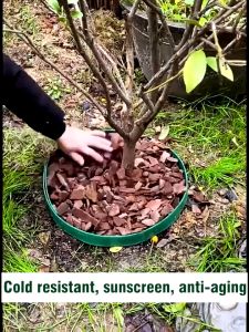 Garden lawn border DIY yard fence lawn stone divider with attached nail