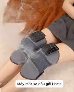 Máy massage khớp gối đa chức năng: vừa massage vừa chườm ấm giúp giảm đau và thư giãn tại nhà.