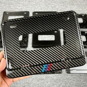 Applicable Motorcycle Rear License Plate Holder Carbon Fiber License Plate Frame License Frame Restoration Spring Wind Kawasaki BMW Honda Motorcycle
