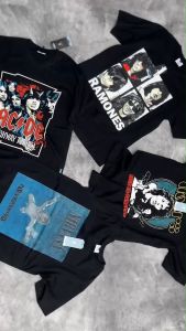 Kiyowostore Tshirt Band Kaos Band Metallica acdc bmth mcr nirvana the doors kaos pria kaos nextime baju pria tshirt pria