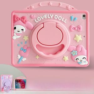 เคสป้องกัน iPad แบบหน้าจอโค้ง Lolla Silicone รุ่น Air4/5 Pro11 พร้อมช่องใส่ปากกา 360 องศา หน้าจอเงา Mini6 สำหรับ Meileti