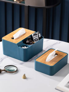 Simple Modern Living Room Tissue Box Office Desktop Tissue Holder Plastic Rectangle Shape Easy to Assemble No Installation Needed