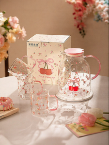 MODERN SWEETHOME | High Temperature Resistant Glass Water Pitcher