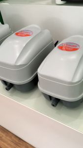 ATMAN ปั้มลม ปั๊มลมแบบโรตารี ปั๊มออกซิเจน ตู้ปลา ปั้มลมตู้ปลา บ่อปลา มีแผ่นกรองฝุ่นละซับเสียง มี3รุ่น HP-4000/HP-8000/HP-12000